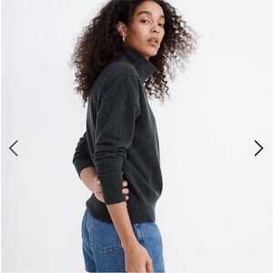 NWT Madewell (re) sponsible cashmere turtleneck, pullover size small